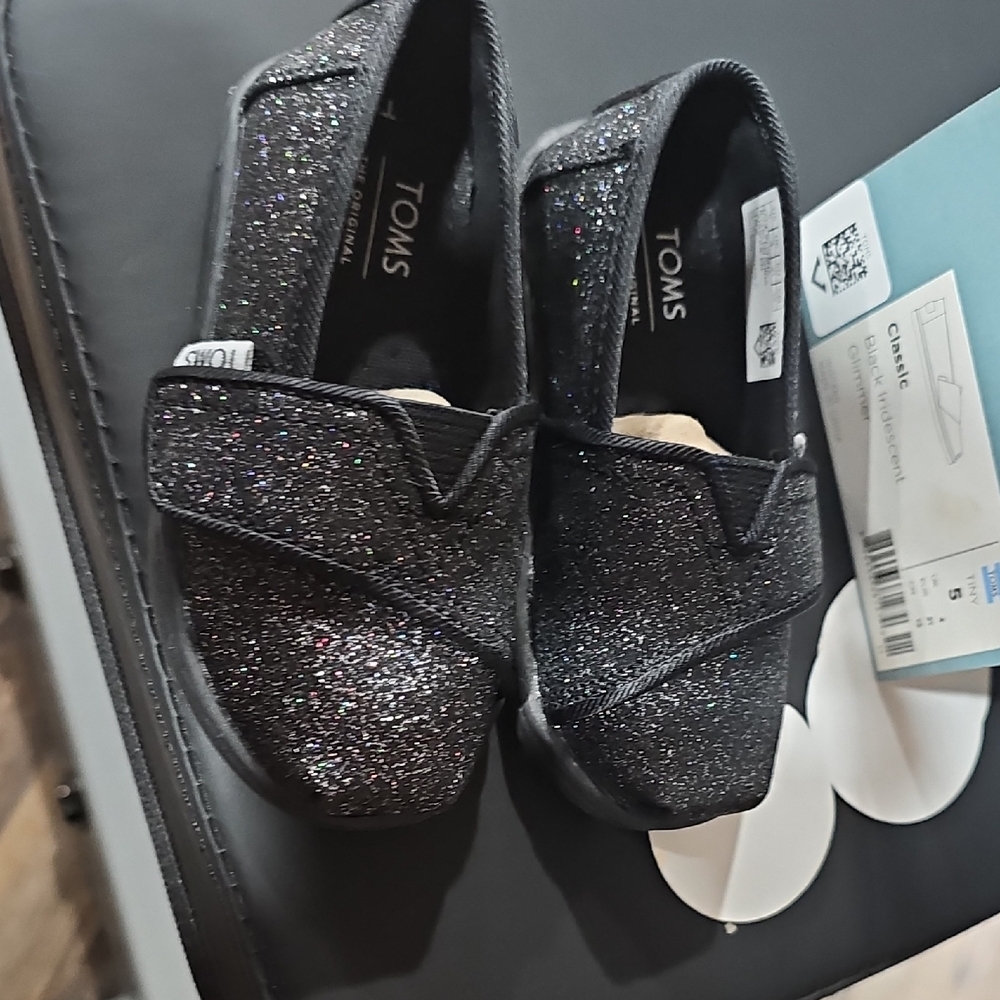 Toms Black Iridescent Glimmer Classics